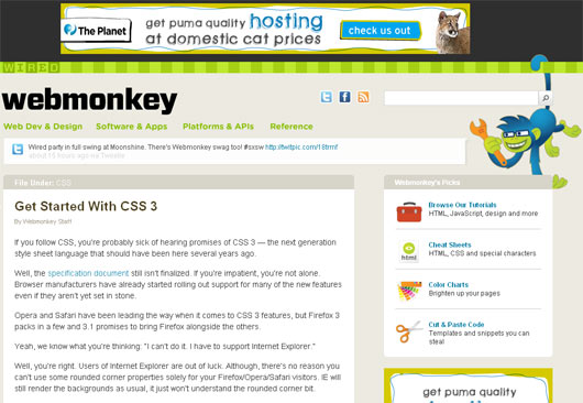 CSS3 Tutorials for Web Development