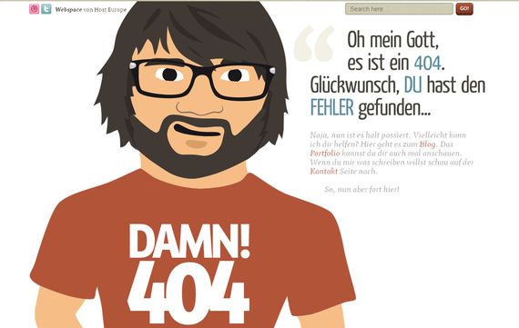 Nice and Creative Error 404 pages