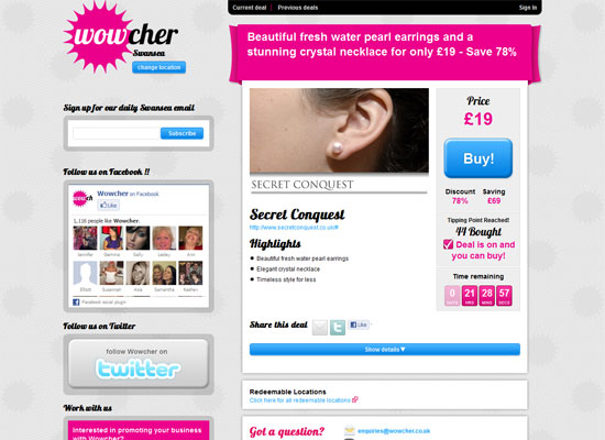 Wowcher - Groupon Style Website Trend - How it Works?