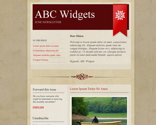 email template free abc widgets
